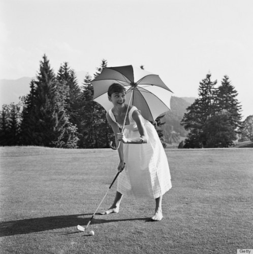 Golfing Hepburn