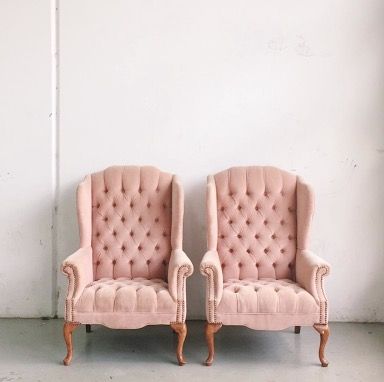 stoelen roze