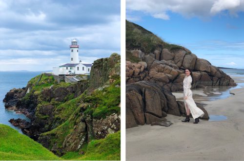 Fanad Lighthouse en Carrickfinn Beach 