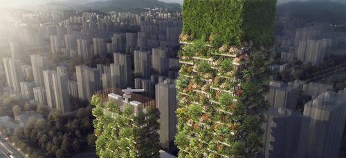 Dit verticale bos in Nanjing voorziet de hele stad van zuurstof