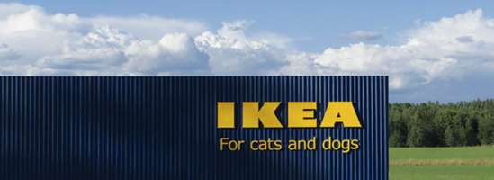 Er komt een speciale Ikea voor katten en honden