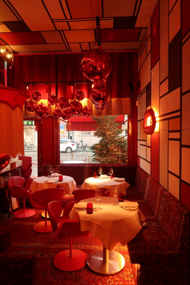 Bisous uit eten kerst